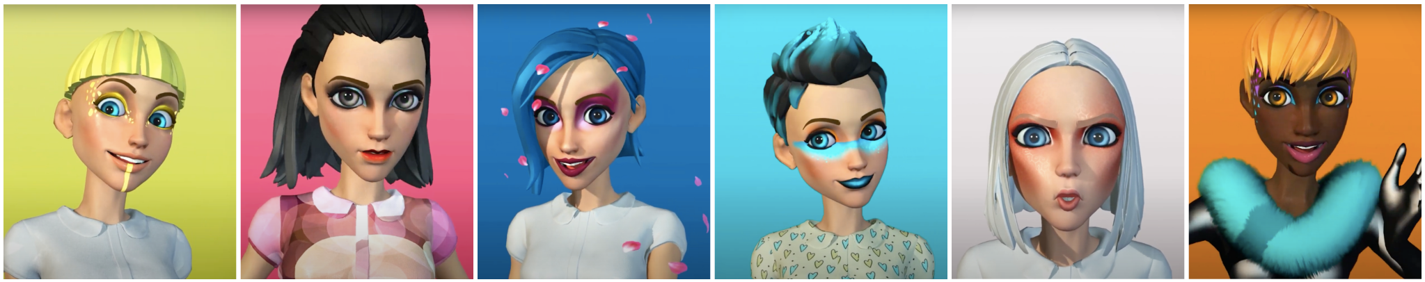 Female personas lineup